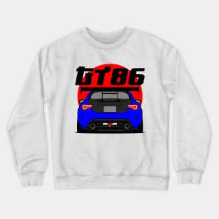 Tuned GT86 Rear Blue Crewneck Sweatshirt